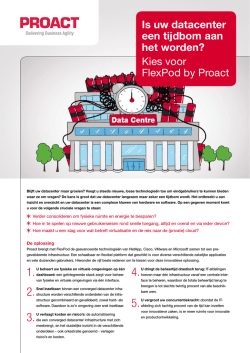 Is uw datacenter een tijdbom aan het worden? Kies voor FlexPod by