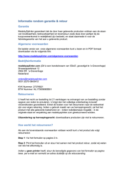 Download het retourformulier