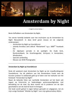 Amsterdam by Night op VoordeKunst