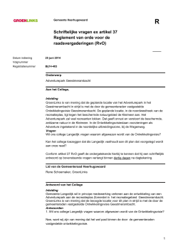 Vraag 2014-06-25 GL over Avonturenpark Geestmerambacht