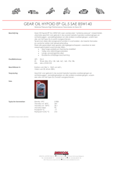 GEAR OIL HYPOID EP GL.5 SAE 85W140