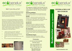 Infofolder Extraflame pelletkachels