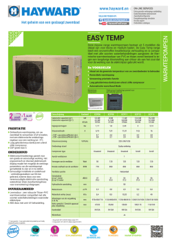 EASY TEMP - Hayward Pool Europe