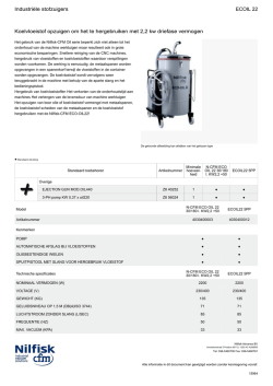Koelvloeistof opzuigen om het te hergebruiken met 2,2 kw