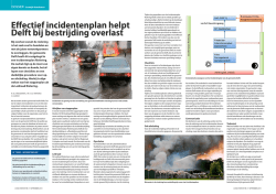 Effectief incidentenplan helpt Delft bij bestrijding overlast