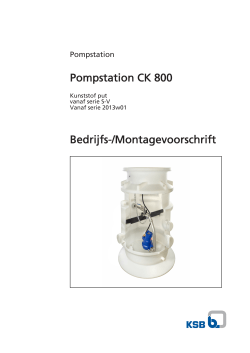 Pompstation CK 800