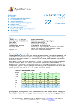 Jaargang 18 nummer 22 140627