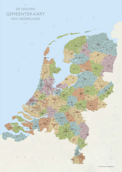 De nieuwe gemeentekaart - gedetailleerd (pdf)