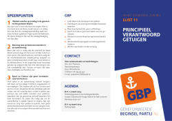 Brochure Gereformeerde Beginsel Partij