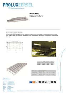 MEGA-LED Inbouwarmaturen