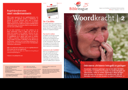 nieuwsbrief - Bible League