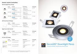 Folder DecaLED Downlight Flexo Range