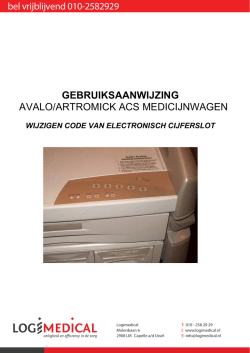 Instructies Slotsysteem 2