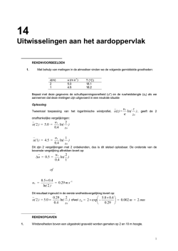 H 14 rekenopgaven