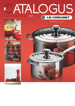 Download Eindejaarsfolder Le Creuset 2014