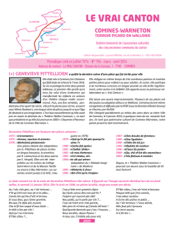 LE VRAI CANTON - Ville de Comines