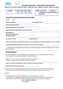 Download INSCHRIJFFORMULIER - Institut Francais - Pays-Bas