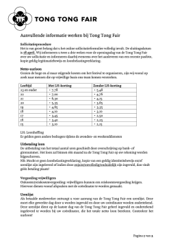 Download hier aanvullende informatie over werken