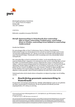I.3.b.2 bijlage 1a -Brief PWC afstemming waterkracht