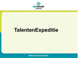 Talentenexpeditie PP RIJ 2014