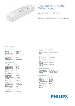 Product Leaflet: Xitanium 25W/0.3-1A 36V Independent