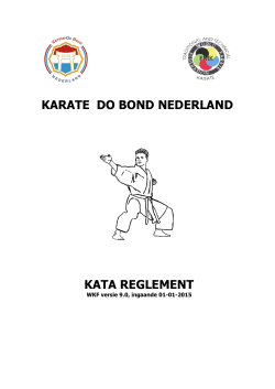 katareglement - Karate