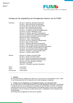 01 JH-2014-0047 verslag vergadering algemeen bestuur