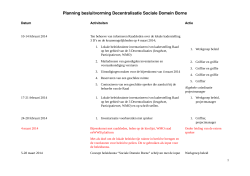 Planning Decentralisaties sociale domein Borne.docx