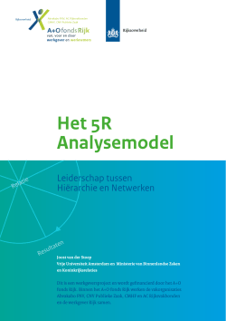 Het 5R Analysemodel. Leiderschap tussen