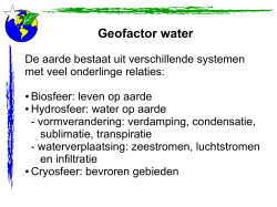 Geofactor water