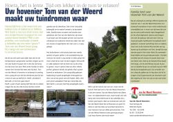 Thuis in Zwolle - T. van der Weerd Hoveniers