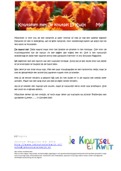 iKnutsel Magazine mei 2014