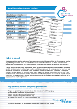 Het ei is gelegd!