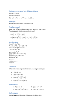 handout - Wiskundeleraar.nl