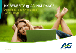 Brochure My Benefits@AG Insurance