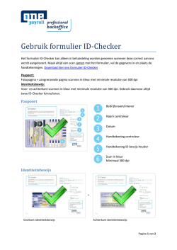ID Checker (Toelichting)