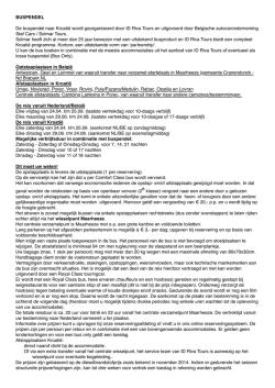 BUSPENDEL De buspendel naar Kroatië wordt