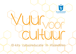 ID-kits cultuureducatie in Vlaanderen