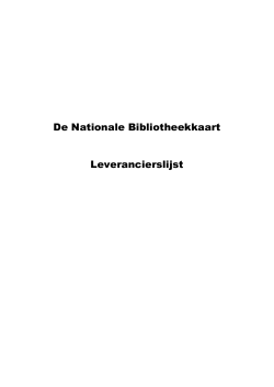 Deze bedrijven (pdf) - Stichting Bibliotheek.nl