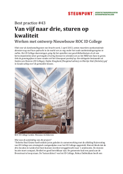 43 Werken met ontwerp ID College Leiden