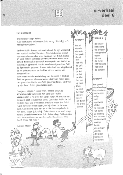 ei-verhaal deel 6 gr. 7 - Basisschool de Klimop Wilbertoord
