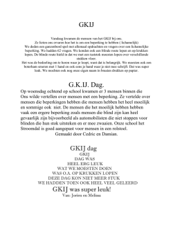 GKIJ G.K.IJ. Dag. - Gehandicaptenoverleg Kampen