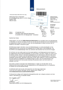 fflft Deltacommissaris /IOC J - Waterschap Peel en Maasvallei