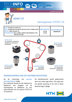 Fiche Techinfo montage sur le KD457.37 en - NTN
