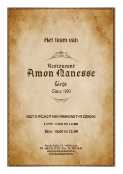 Het team van - La Maison du Peket