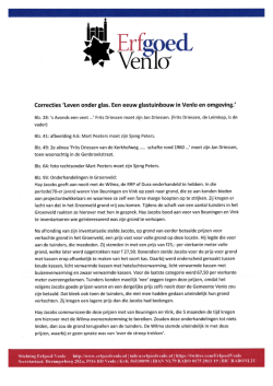 &icirc;l - Stichting Erfgoed Venlo
