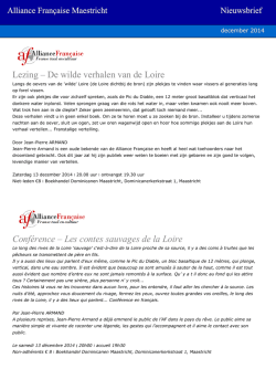 lees verder - Welkom op de website van Alliance Fran&ccedil;aise des