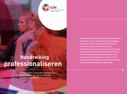 Handreiking Professionaliseren vo
