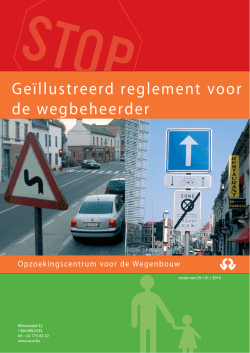 GE&Iuml;LLUSTREERD REGLEMENT VOOR DE WEGBEHEERDER