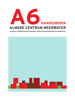 A6 Kansenboek. Almere Centrum Weerwater.